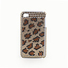 Protective PVC Case with Jewel Cover for IPhone4