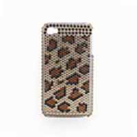 Protective PVC Case with Jewel Cover for IPhone4