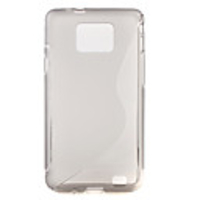 Protective Rubber Gel Silicone Back Case for Samsung i9100 Galaxy S2 (Gray)
