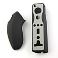 Protective Silicon Case/Sleeve for Nintendo Wii Game Remote Controller and Nunchuk (Black)