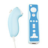Protective Silicone Case/Skin for Nintendo Wii Remote and Nunchuk/Blue (BCM033)