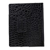 Protective Snakeskin Pattern Case With Stand for iPad Black