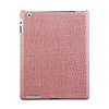Protective Snakeskin Pattern Hard Plastic Back Case for iPad2 Pink