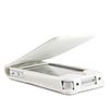 Protective Snakeskin PU Leather Case for iphone 4 (White)