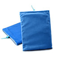 Protective Soft Cloth Pouch Case for Apple iPad (Blue)