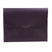Protective Soft PU Leather Case for iPad 2 (Purple)