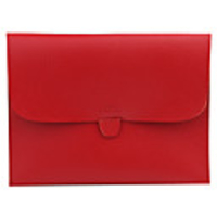 Protective Soft PU Leather Case for iPad 2 (Red)