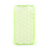 Protective Soft Silica Gel Transparent Case for iPhone4G (Green)