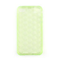 Protective Soft Silica Gel Transparent Case for iPhone4G (Green)