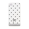 Protective Spot Pattern Ultrathin Back Case for iPhone4G (Black Spot)
