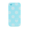 Protective Spot Pattern Ultrathin Back Case for iPhone4G (Blue)