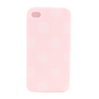 Protective Spot Pattern Ultrathin Back Case for iPhone4G (Pink)