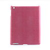 Protective Stone Pattern Hard Plastic Back Case for iPad2 Pink