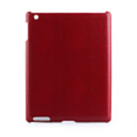 Protective Stone Pattern Hard Plastic Back Case for iPad2 Red