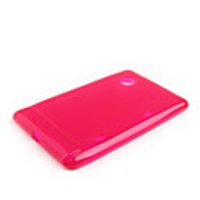 Protective TPU Case for HTC Flyer - Transparent Rose Red