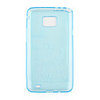 Protective TPU Case for Samsung Galaxy SⅡ i9100 - Translucent Blue