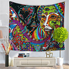 Psychedelic Abstract Wall Tapestry Art Decor Blanket Curtain Hanging Home Bedroom Living Room Decoration Polyester Hippie miniinthebox