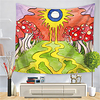 Psychedelic Abstract Wall Tapestry Art Decor Blanket Curtain Hanging Home Bedroom Living Room Decoration Polyester Hippie miniinthebox