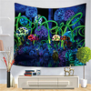 Psychedelic Abstract Wall Tapestry Art Decor Blanket Curtain Hanging Home Bedroom Living Room Decoration Polyester Hippie miniinthebox