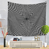 Psychedelic Abstract Wall Tapestry Art Decor Blanket Curtain Hanging Home Bedroom Living Room Decoration Polyester Hippie miniinthebox