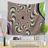 Psychedelic Abstract Wall Tapestry Art Decor Blanket Curtain Hanging Home Bedroom Living Room Decoration Polyester Hippie miniinthebox