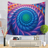 Psychedelic Abstract Wall Tapestry Art Decor Blanket Curtain Hanging Home Bedroom Living Room Decoration Polyester Hippie miniinthebox