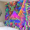 Psychedelic Abstract Wall Tapestry Art Decor Blanket Curtain Picnic Tablecloth Hanging Home Bedroom Living Room Dorm Decoration Polyester Arabesque Hippie Mushroom Forest miniinthebox