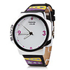 PU Band Quartz Wrist Watch For Women
