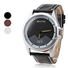 PU Band Quartz Wrist Watch For Women