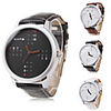 PU Band Quartz Wrist Watch For Women Men