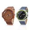 PU Band Quartz Wrist Watch For Women Men