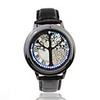 PU Leather Band Touch Screen Blue and White LED Wrist Watch