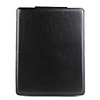 PU Leather Case with Card Holder for iPad 2 Black