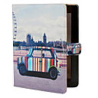 PU Leather Case With Stand for iPad 2 (Sky Wheeli)