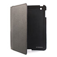 PU Leather Flip Case With Stand For iPad 2 Black