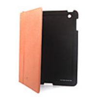 PU Leather Flip Case With Stand For iPad 2 Brown
