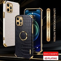 PU Leather Phone Case For Apple iPhone SE 3 iPhone 13 Pro Max 12 11 X XR XS Max 8 7 Shockproof Protective Case Ring Holder Cover f miniinthebox
