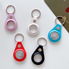 PU Leather Protective Case For Airtag Tracker Location Anti-Lost Anti-Scratch Protector Cover For Apple Airtags with Keychain Smart Accessory miniinthebox
