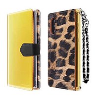 PU Leather Wallet Clear Case For Samsung Galaxy S10 5G Note 10 9 8 A50S Shockproof Clear Full Body Cases Solid Colored PU Leather / TPU