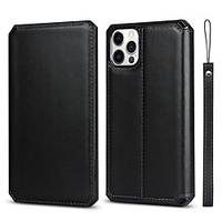PU Leather Wallet Phone Case for Apple iPhone 12 Pro Max 11 SE 2020 X XR XS Max 8 7 Magnetic Flip Folio Full Body Protective Shockproof Cover with Card Holder miniinthebox