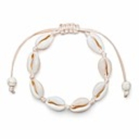 puka shell anklet for women summer natural cowrie adjustable ankle bracelet,  handmade boho hawaiian beach seashell jewelry for girls(shell anklet beige rope)
