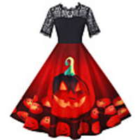 Pumpkin Dress Adults Women