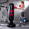 Punching Bag for Martial Arts Boxing Youth Strength Training Crossfit Weight Loss Black / Kid
