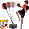 Punching Bag Set for Kids Included Punching Ball with Stand, Boxing Training Gloves, Hand Pump and Adjustable Height Stand, Boxing Ball Set Toy for 3 4 5 6 7 8-10 Year Old Boys and Girls Best Gift miniinthebox