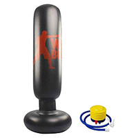Punching Heavy Bag, Inflatable Punching Bag Freestanding Fitness Punching Boxing Bag for Kids and Adults Boxing Target Bag miniinthebox