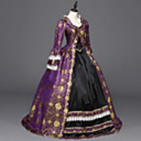 Punk Lolita Rococo Victorian 18th Century Vacation Dress Dress Party Costume Masquerade Women