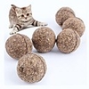 Pure Natural Catnip Ball,  3.2CM Safe And Edible Catnip Chase Toy,  Emotionally Soothing Cat Hair Cleaning Pet