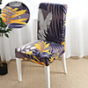 Purple Leaves Print Super Soft Waterproof Chair Cover Stretch Removable Washable Dining Room Chair Protector Slipcovers Home Decor Dining Room Seat Cover