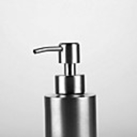 Push-on 304 Stainless Steel Cylindrical Lotion Bar Bar Toilet Hand Sanitizer Storage Bottle