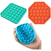 Push Pop Bubble Sensory Fidget Toy Stress Reliever 3 pcs Stress and Anxiety Relief Parent-Child Interaction Educational Silicone For Kid